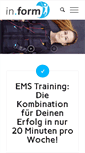 Mobile Screenshot of inform-fitness.net